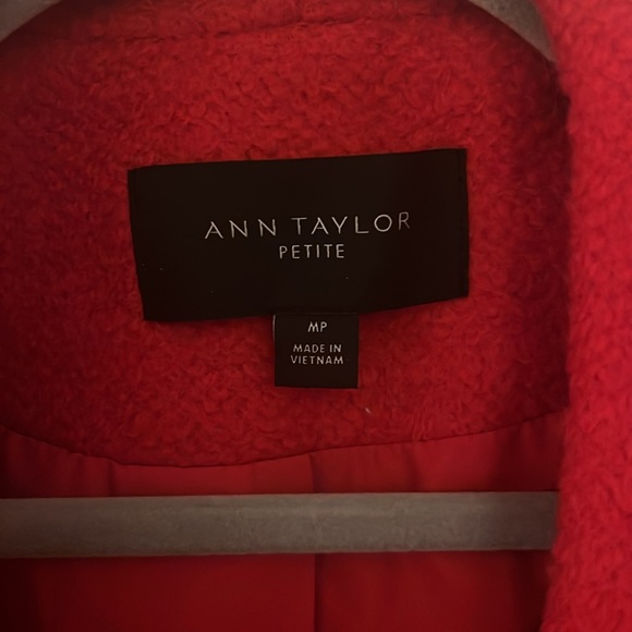 Red wool coat!  Worn once - Picture 2 of 5